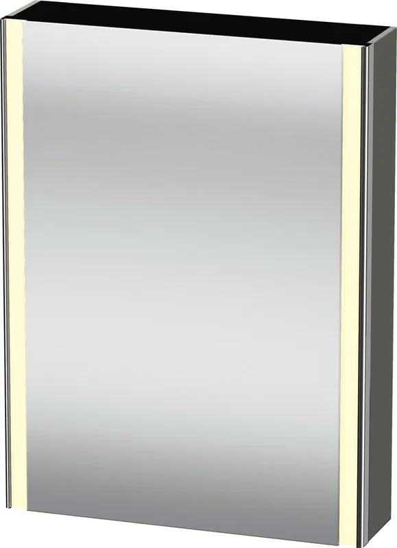 Duravit SPS XSquare m.Bel. 800x600x155 Betongrau Matt, TA r. ohne ES