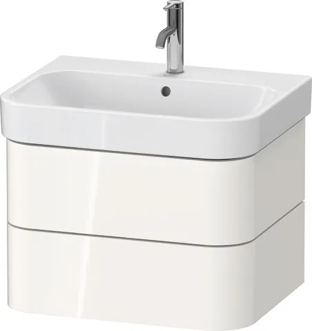 Duravit WTU wh. Happy D.2 Plus 625x415x490mm 2SK, Weiß Hochglanz, ohne ES