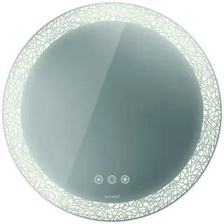 DU Icon Spiegel HappyD2+,m.Bel. 700x700x47mm,Dekor Lichtfeld g.