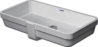 Duravit Einbauwaschtisch Vero Air 600 mm EB v.unten, m.ÜL, o.HLB, weiß, WG