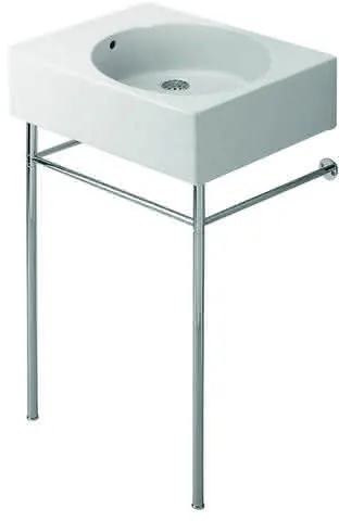 Duravit Design Classics Becken Scola 615 mm m.ÜL,m.HLB, 1 HL, Becken li., weiß