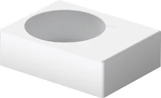 Duravit Design Classics Becken Scola 615 mm m.ÜL,m.HLB, 1 HL, Becken li., weiß – Bild 2