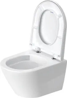 Duravit Wand WC D-Neo weiß, 480mm, rimmless Tiefspüler, Abgang waag., HygieneGlaze