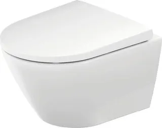 Duravit Wand WC D-Neo weiß, 480mm, rimmless Tiefspüler, Abgang waagerecht, 4,5L – Bild 5