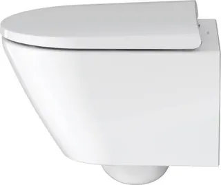 Duravit Wand WC D-Neo weiß, 480mm, rimmless Tiefspüler, Abgang waag., HygieneGlaze – Bild 5