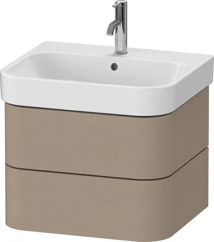 Duravit WTU wh. Happy D.2 Plus 575x415x490mm 2SK, Leinen, ohne ES