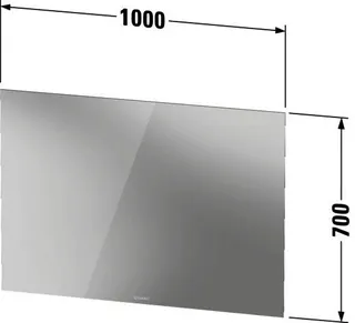 Duravit Spiegel Licht & Spiegel LM7827 Weiß 33x1000x700mm – Bild 5