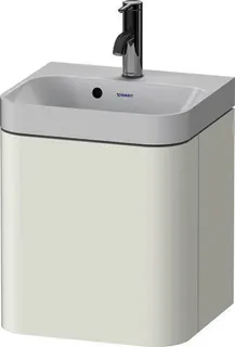 Duravit WTU m. Happy D.2 Plus,1 Tür l.,1HL 480x400x360mm,Weiß Seidenmatt – Bild 2