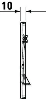 Duravit DuraSys A1 Betät.-Pl.mech. f. WC Dual Flush,Aufgesetzt/Fächenb.,Chrom HG – Bild 3