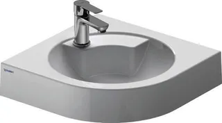 Duravit Eck-Waschtisch Architec 635 mm o.ÜL,m.HLB,HL li.,HL-Vst.re.,weiß – Bild 2