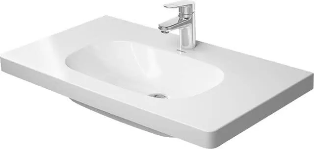 Duravit Möbelwaschtisch D-Code Med 850 mm ohne ÜL, mit HLB, 1 HL, weiß