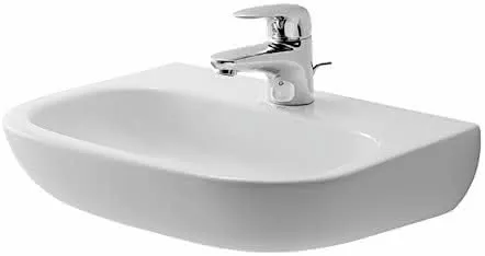 Duravit Handwaschbecken D-Code Med 450 mm ohne ÜL, mit HLB, ohne HL, weiß