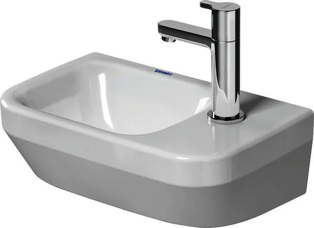 Duravit Handwaschbecken DuraStyle, Weiß 360x220mm,o.ÜL,m.HLB,HL rechts,Bef.inkl.