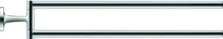 DU Starck T Handtuchhalter, Chrom, 50x465x80 mm, Anzahl Arme: 2, Schwenkbar