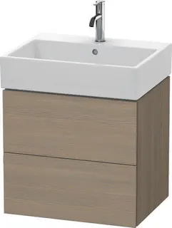 Duravit Waschtischunterbau wandh. L-Cube LC6275 Eiche (Terra) 459x584x544mm 2Sk.