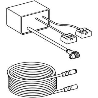 Geberit Netzteil 230 V / 12 V / 50 Hz mit Kabel 1,8m, für Elektroanschlussdose – Bild 3