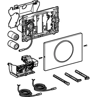 Geberit WC-Strg. mit elektr. Spül, Batt., BT 1-Mengen-Sp. Sigma10, für SKG, manuell – Bild 3