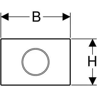 Geberit WC-Strg. m. elektr. Spül, Netz, bl/BT 2-Mengen-Sp., Sigma10, edst., verschr. – Bild 5