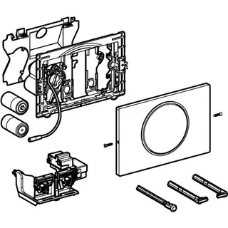 Geberit WC-Strg. mit elektr. Spül, Batt., BT 1-Mengen-Sp. Sigma10, für SKG, Funk – Bild 3