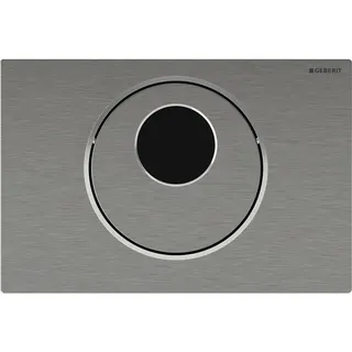 Geberit WC-Strg. m. elektr.Spül, Batt., bl/BT 2-Mengen-Sp., Sigma10, edst., manuell