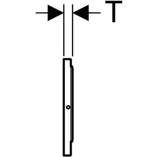 Geberit WC-Strg. m. elektr.Spül, Batt., bl/BT 2-Mengen-Sp., Sigma10, edst., manuell – Bild 5