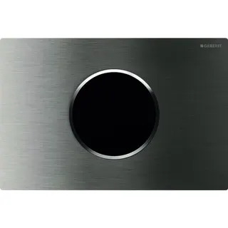 Geberit WC-Strg. m. elektr. Spül, Netz, bl/BT 2-Mengen-Sp., Sigma10, edst. gebürstet