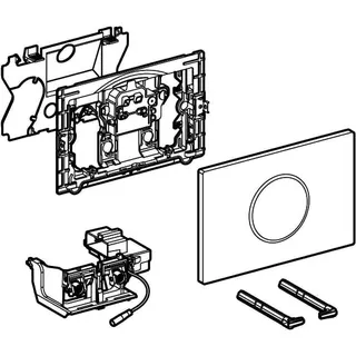 Geberit Sigma10 WC-Strg. elektron.Spül, Netz 2-M-Sp., auto./bl/BT, hgl.verchr./chrm – Bild 3