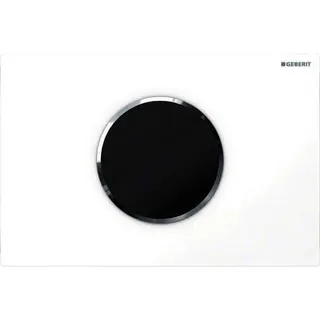 Geberit WC-Strg. m. elektr.Spül, Batt., bl/BT 2-Mengen-Sp., Sigma10, weiß/chrg/weiß