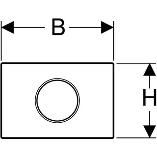 Geberit Sigma10 WC-Strg. elektron.Spül, Batt. 2-M-Sp., auto./bl/BT, hgl.verchr./chrm – Bild 5