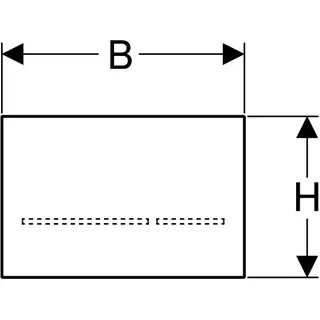 Geberit WC-Strg. m. elektr. Spül, Netz, bl/BT 2-Mengen-Sp., Sigma80, Glas verspiegelt – Bild 4