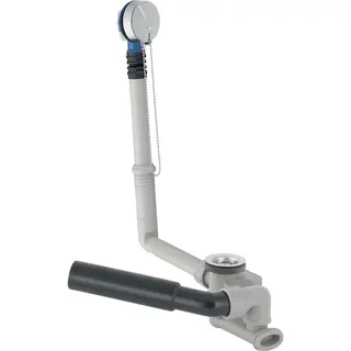 GE Badewannenablauf mit Ventilstopfen d52, mit Fertigbauset, DN40/50, chrg