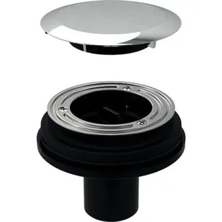 Geberit Duschwannenablauf d90 m. Ablaufdeckel hochglanz-verchromt – Bild 2