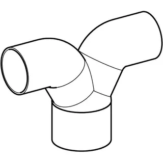 Geberit Silent-db20 Hosenabzweig 2 x 90Gr d110/90 – Bild 3