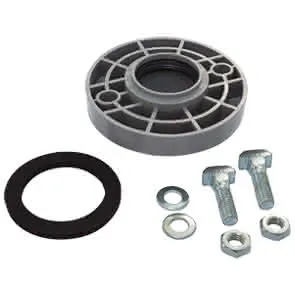 airfit Flansch-Adapter DN 50/40 aus PP, Lochabstand 77-83mm