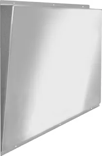 Aquarotter Spiegel, HEAVY DUTY, Edelstahl, 460x531x62 mm, schräg, sichtb. Bef.