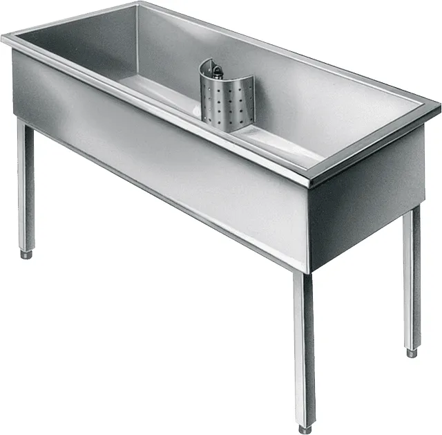 Aquarotter Werkraumbecken, SIRIUS, Edelstahl, 1000x800x600 mm, Unterbau