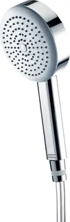 AR Handbrause, F3, Kst. verchromt, Regenstrahl, d: 110 mm, Schlauch 1500 mm