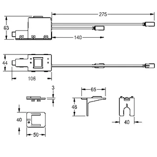 Aquarotter Stellmotoreinheit, A3000open, für WC, 2030022899 – Bild 3