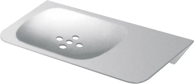 Aquarotter Seifenablage, CHRONOS, Edelstahl, 180x40x100 mm, AP, Abflusslöcher