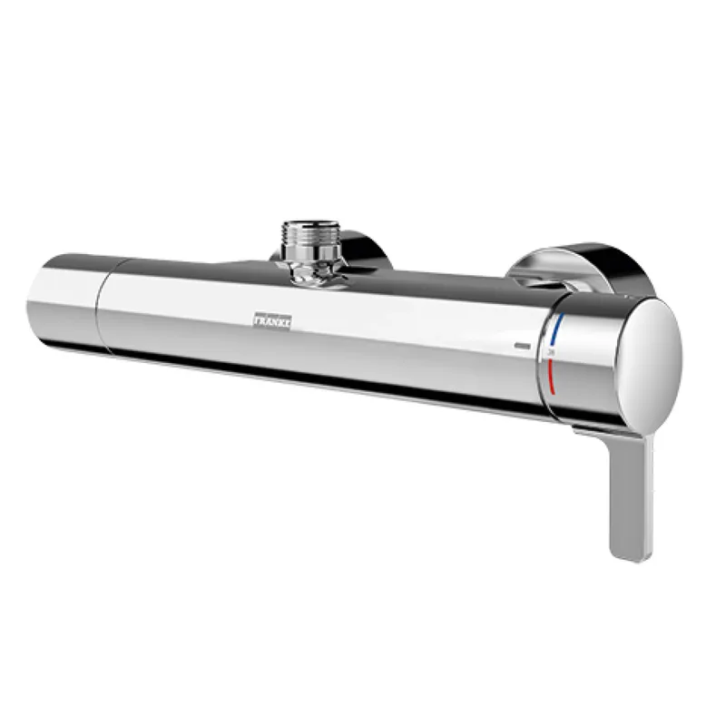 Aquarotter Thermostat-Wandbatterie, F5, EHM, für Bogen/Duschrohr, Hygieneeinheit