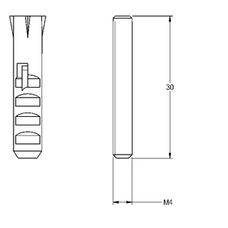 Aquarotter Verdrehsicherung, AQUAJET-Slimline, für Duschopf – Bild 2