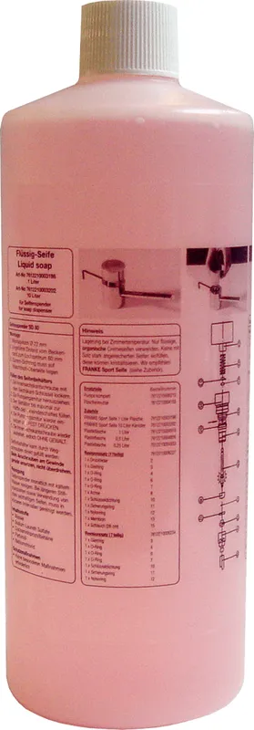 Aquarotter Flüssigseife, 1 Liter-Flasche, organisch
