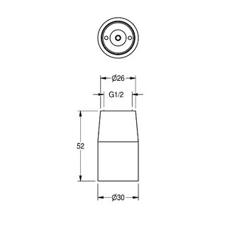 Aquarotter Düsenbrause, DN15, G1/2, 9l – Bild 3