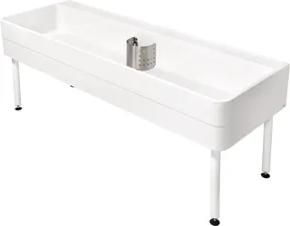 Aquarotter Werkraumbecken, SIRIUS, MIRANIT, 2000x800x700 mm, Unterbau