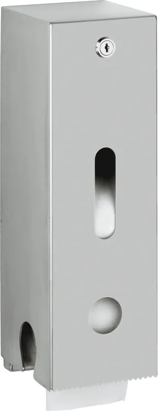 Aquarotter WC-Dreifachrollenhalter, HEAVY DUTY, Edelstahl, 130x415x150 mm, Aufputz