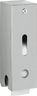 Aquarotter WC-Dreifachrollenhalter, HEAVY DUTY, Edelstahl, 130x415x150 mm, Aufputz