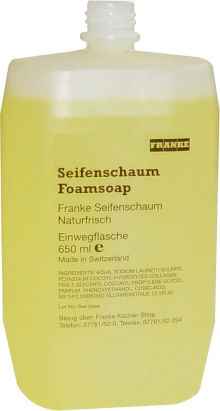 Aquarotter Schaumseife, Kartusche 650 ml, für Schaumseifenspender