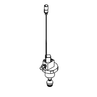 Aquarotter Oberteil, f. Magnet-Druckspüler DN20, mit Magnetaufsatz, 24 VDC, 2000104418 – Bild 2