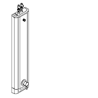 Aquarotter Duschpaneel, F5, Edst., Thermostat, EHM, für Duschkopf, Hygieneeinheit – Bild 2