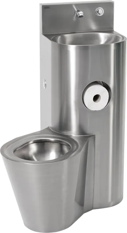 Aquarotter Sanitärkombination, HEAVY DUTY, Edst., Hw.-Mont., SPK, hydr., WC mittig
